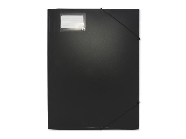 Mapp 3 - klaff plast A3 svart