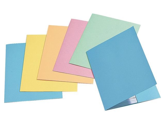 Mapp LYRECO A4 1 - klaff 250g blå 100/fp