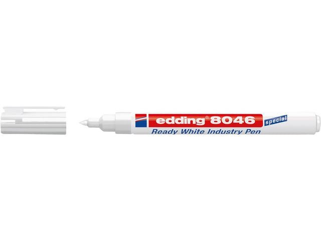 Märkpenna EDDING 8046 industri 1 - 3mm vit