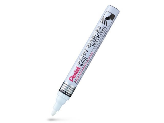 Märkpenna PENTEL MMP10 - W Paint rund vit