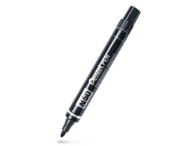 Märkpenna PENTEL perm. 4,3mm rund svart