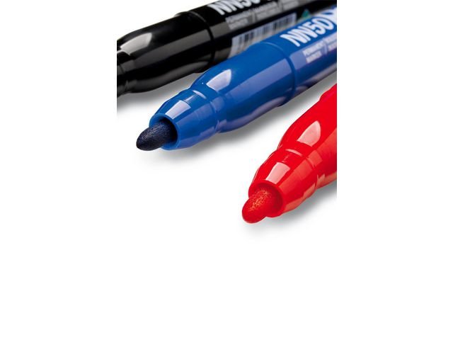 Märkpenna PENTEL perm. 4,3mm rund svart