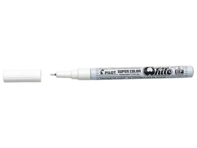 Märkpenna PILOT Super Color EF vit
