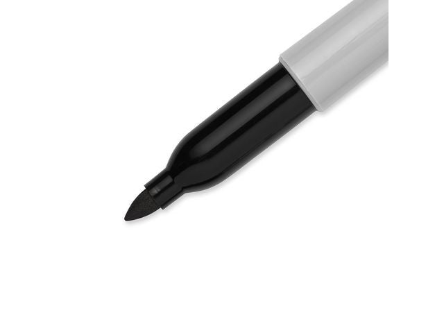 Märkpenna SHARPIE F svart v.pack 20+4/fp