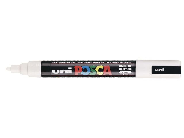 Märkpenna UNI Posca PC - 3M vit