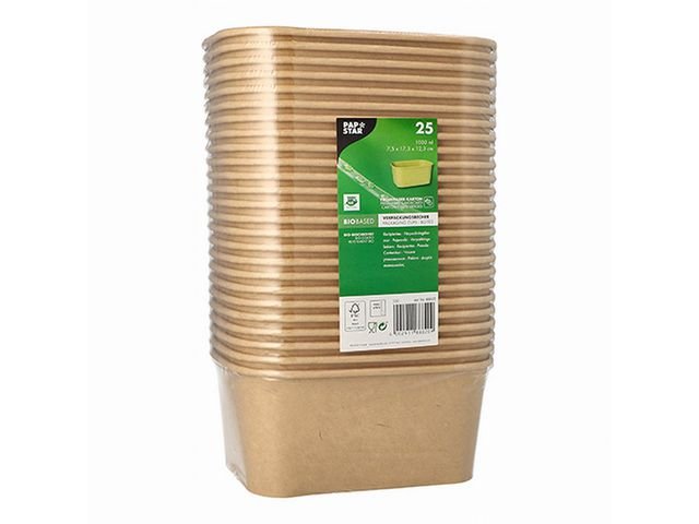 Matlåda PAPSTAR 1000ml 25/fp