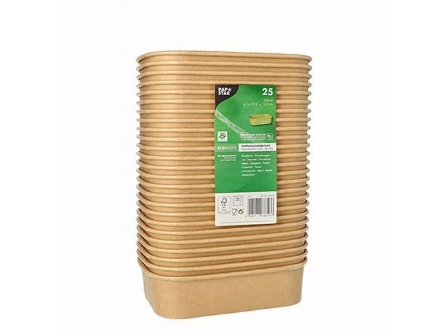 Matlåda PAPSTAR 500ml 25/fp