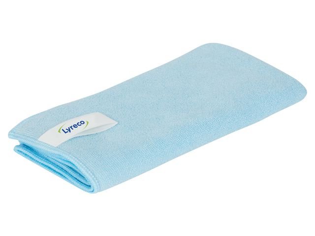 Microfiberduk LYRECO P 40x40cm blå 5/fp