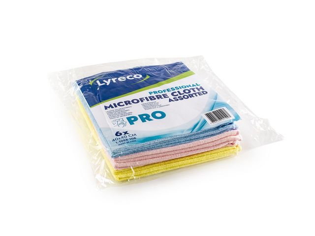 Microfiberduk LYRECO P 40x40cm sor 6/fp