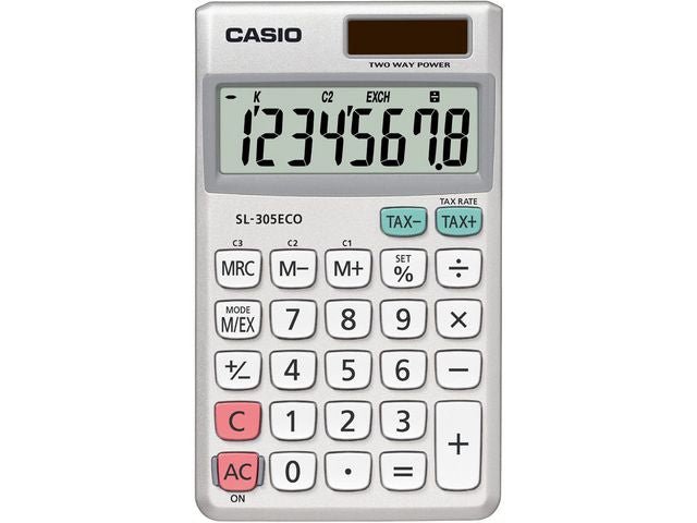 Miniräknare CASIO SL - 305ECO