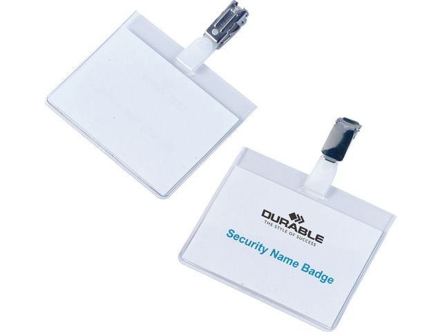 Namnskylt DURABLE u. fäste 60x90mm 20/fp