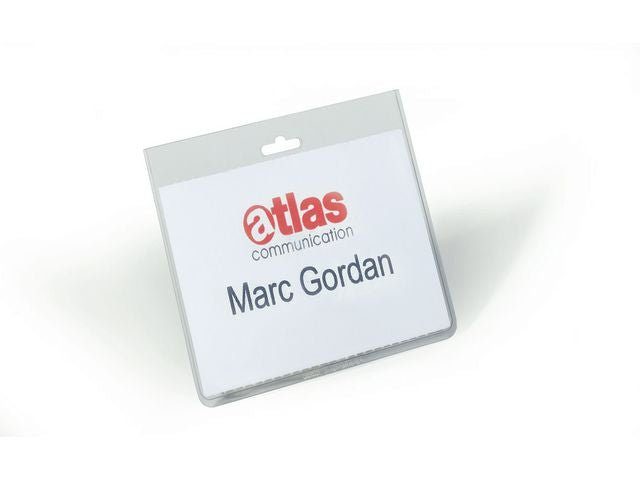 Namnskylt DURABLE u. fäste 60x90mm 20/fp