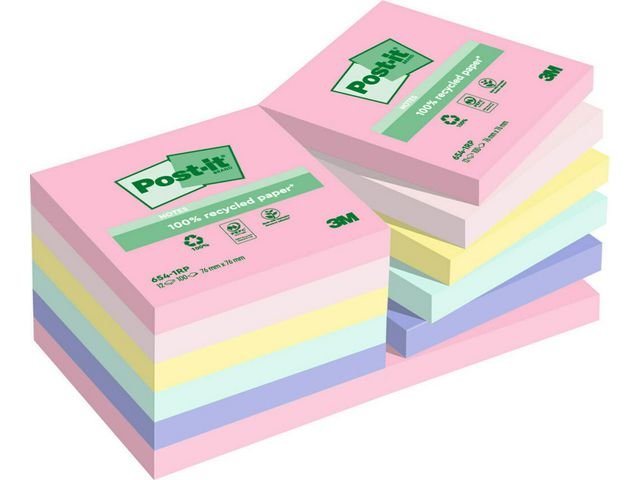 Notes POST - IT 100%rec 76x76 sort.f 12/fp