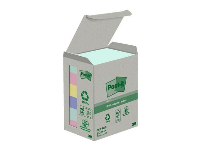 Notes POST - IT 100%recy 38x51 sort.f 6/fp