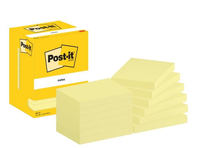 Notes POST - IT 76x102mm gul