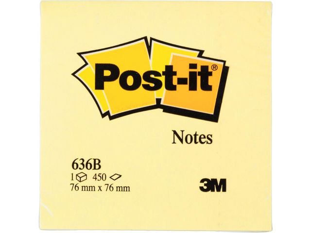 Notes POST - IT kub 2028 76x76 mm gul