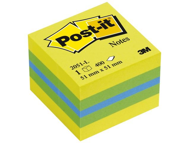 Notes POST - IT minikub 51x51mm lemon