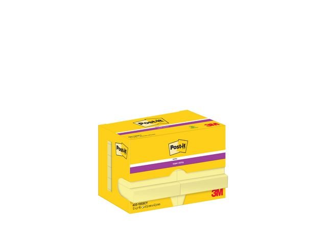 Notes POST - IT SS 47x47mm gul 12/fp