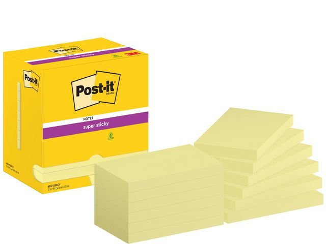 Notes POST - IT SS 76x127mm gul