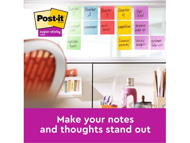 Notes POST - IT SS 76x76mm re sort.f 18/fp