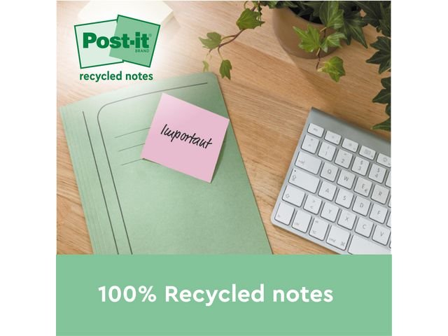 Notes POST - IT SS 76x76mm re sort.f 4/fp