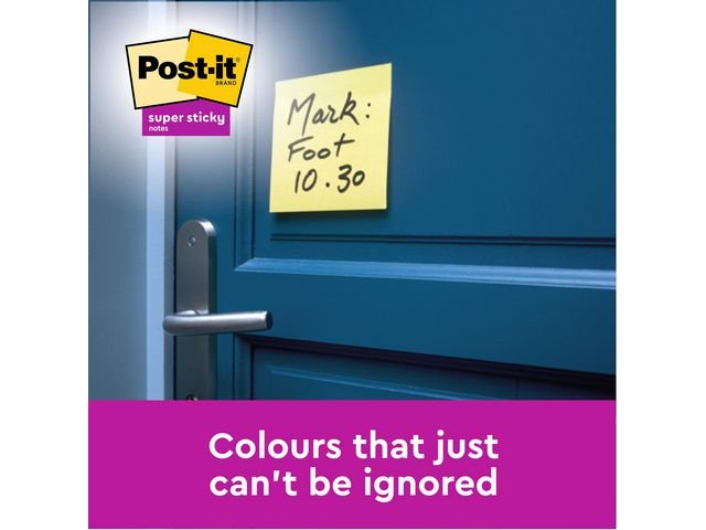 Notes POST - IT SS 76x76mm rec gul 18/fp
