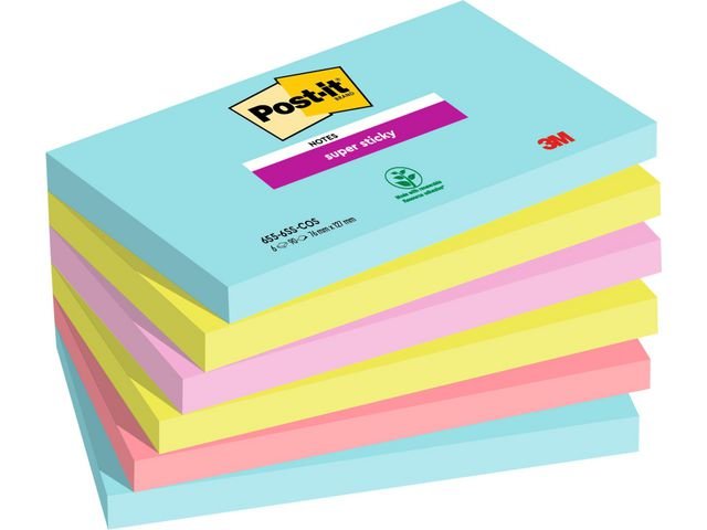 Notes POST - IT SS Cosmic 76x127mm 6/fp
