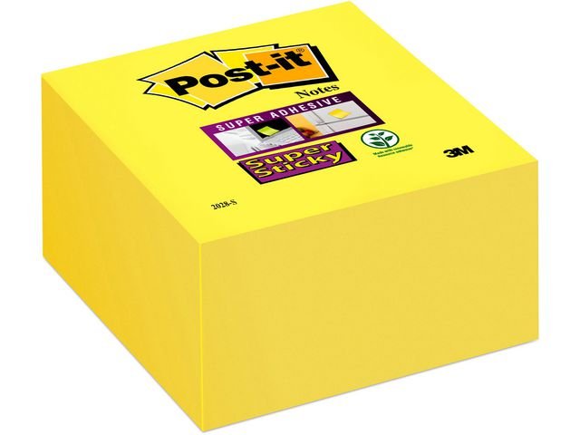 Notes POST - IT SS kub 76x76mm gul