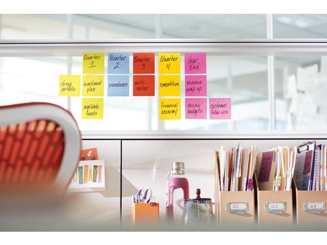 Notes POST - IT SS kub Rainbow 76x76mm