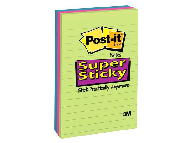Notes POST - IT SS linj Rainbow 102x152mm