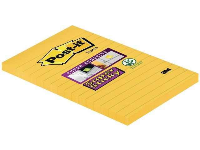 Notes POST - IT SS linj.102x152mm gul