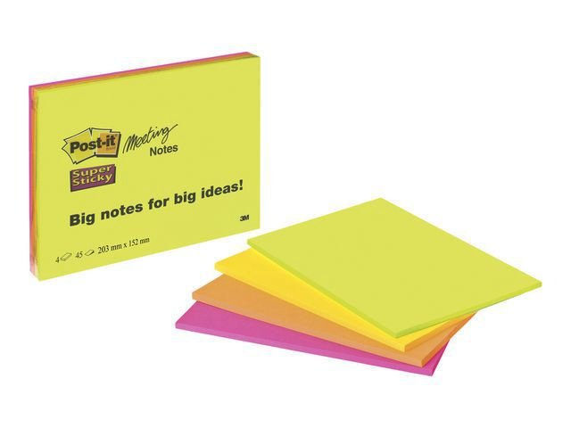 Notes POST - IT SS Meeting Note 203x152mm