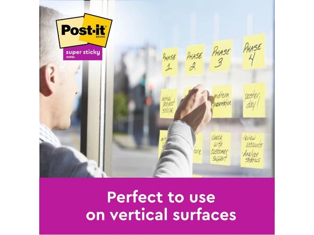 Notes POST - IT SS47,6x47,6mm re gul 12/fp