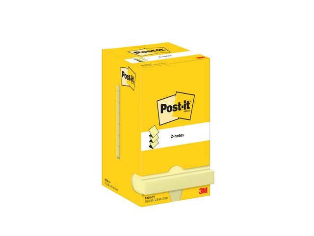 Notes POST - IT Z - block 76x76mm gul