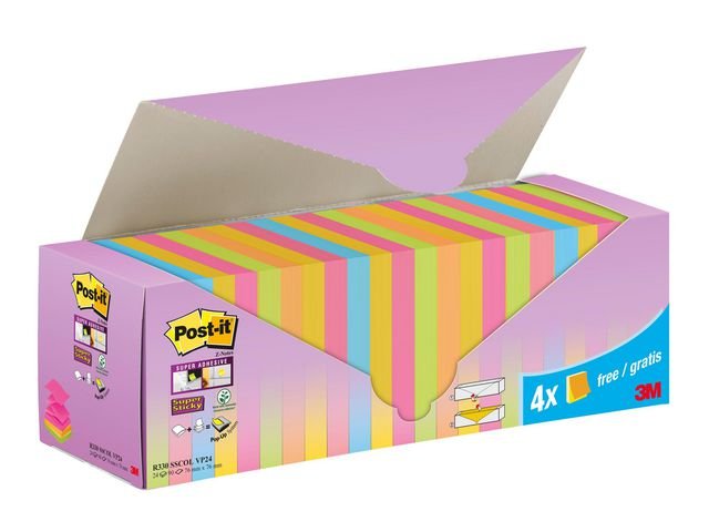 Notes POST - IT Z SS 76x76 6 frg 24/fp