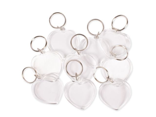 Nyckelringar Hjärta 10/fp