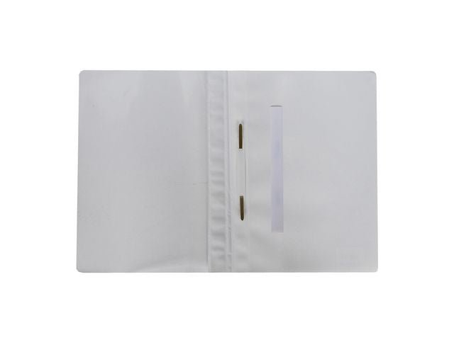 Offertmapp PETTER lång täckskena A4 vit