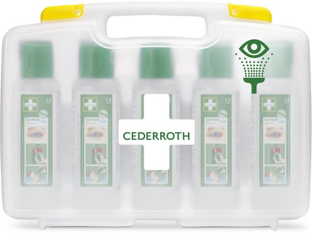 Ögondusch i väska CEDERROTH 5x500ml