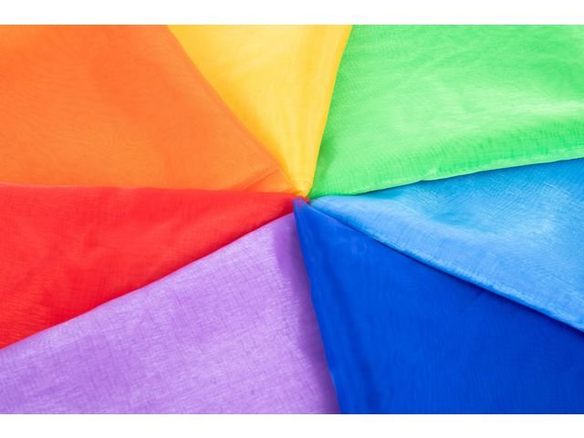 Organzatyg olika färger 7/fp