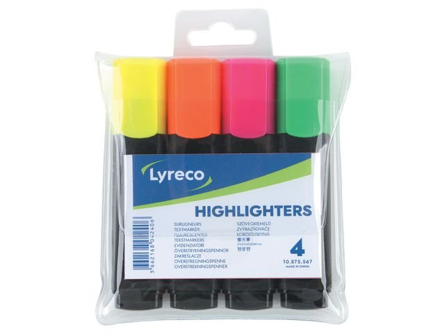 Överstrykningspenna LYRECO 2 - 5mm 4/fp