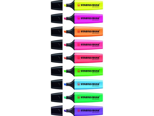 Överstrykningspenna STABILO Boss Gul