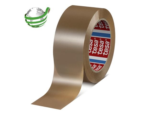 Packtejp TESA 60418 PET 132x50mm brun