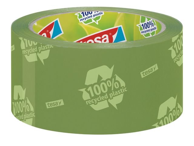Packtejp TESA Eco Str.50mmx66m grön logo