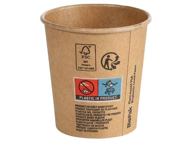 Pappersbägare DUNI 12cl brun 1000/krt