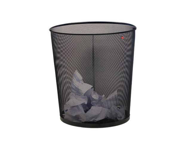 Papperskorg ALBA 40L svart