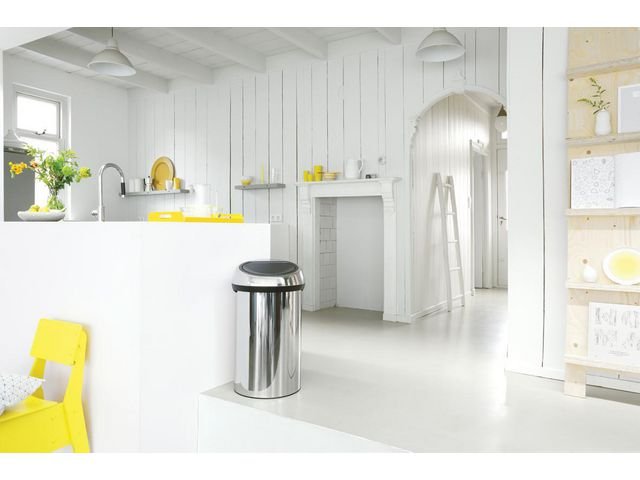 Papperskorg BRABANTIA Touch Bin 60L stål