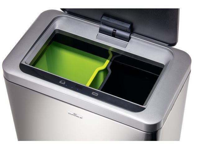 Papperskorg med sensor NO TOUCH 2x20L