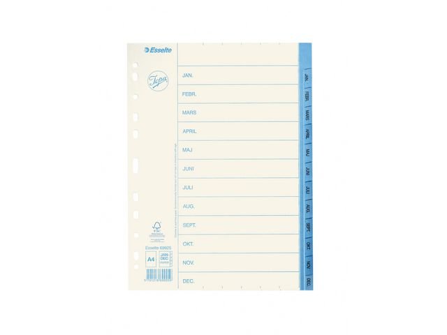 Pappersregister JOPA A4 jan - dec