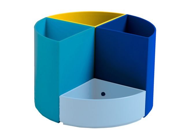 Pennställ EXACOMPTA BeeBlue sort. färg