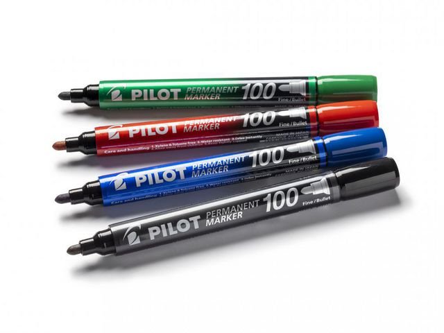 Pilot märkpenna rund SCA 100 1mm blå